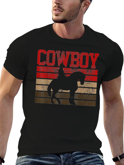 Camiseta Vaquero Silueta Retro