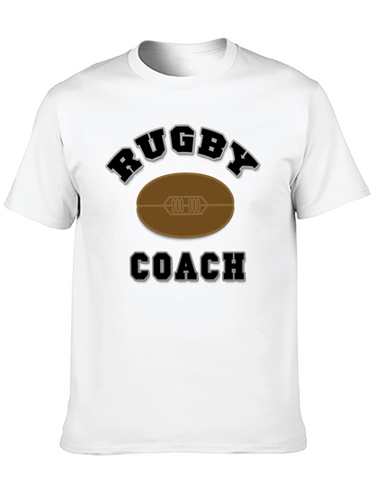 Camiseta Negra de Entrenador de Rugby