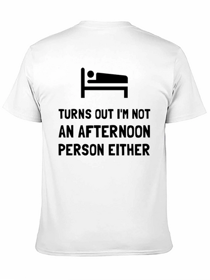 Camiseta Negra: No Soy Persona Matutina