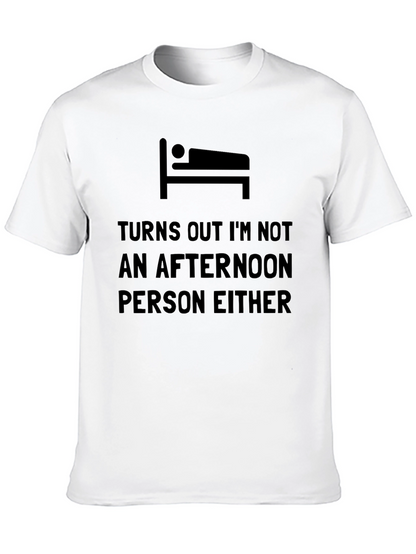 Camiseta Negra: No Soy Persona Matutina