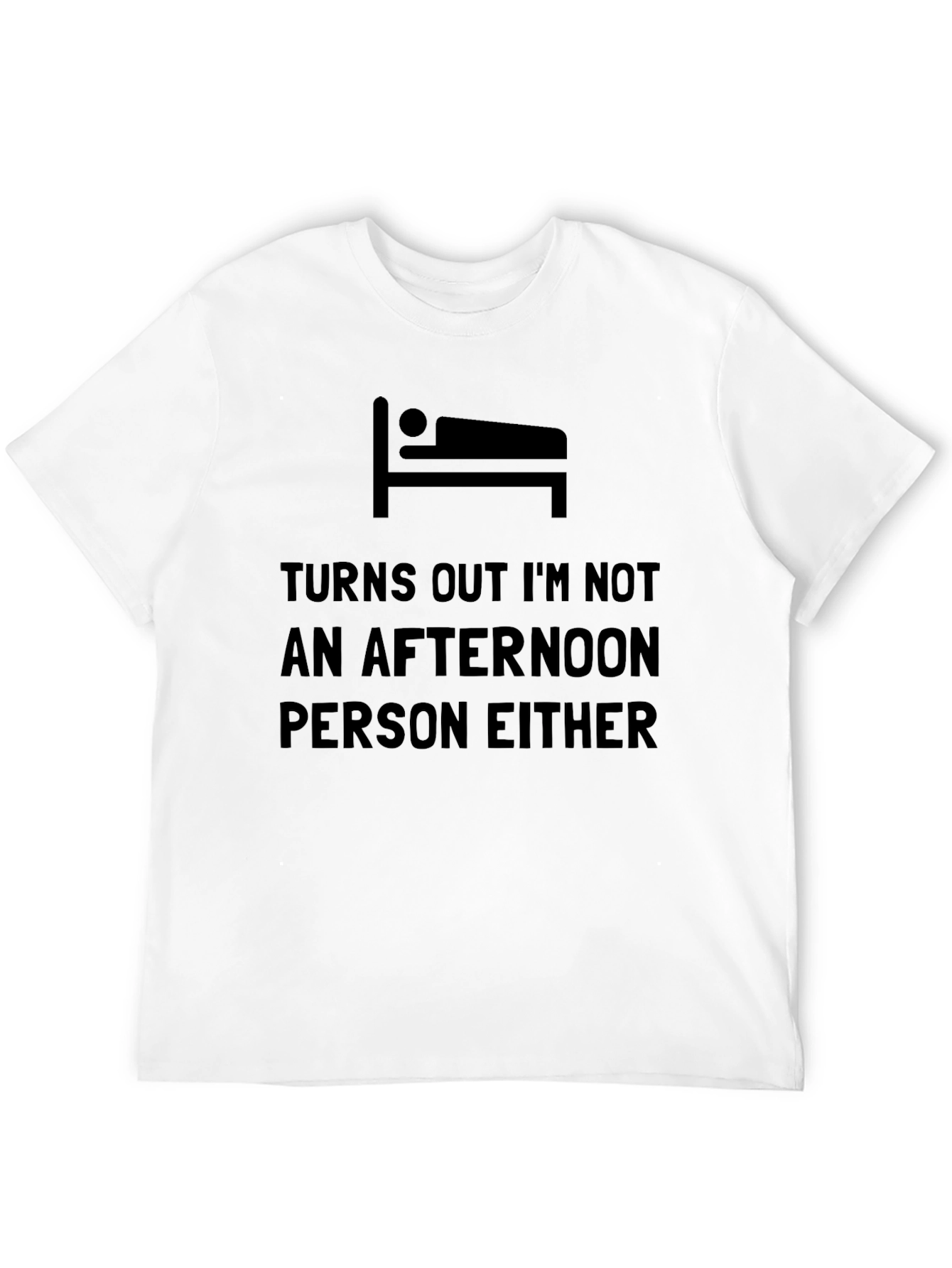 Camiseta Negra: No Soy Persona Matutina