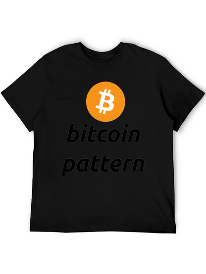 Camiseta Bitcoin Pattern - Crypto Fashion