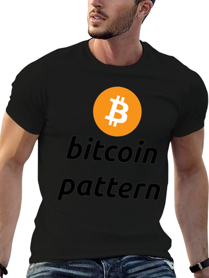 Camiseta Bitcoin Pattern - Crypto Fashion