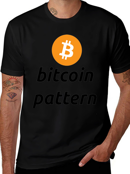 Camiseta Bitcoin Pattern - Crypto Fashion