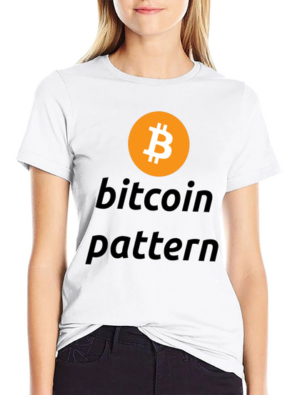 Camiseta Bitcoin Pattern - Crypto Fashion