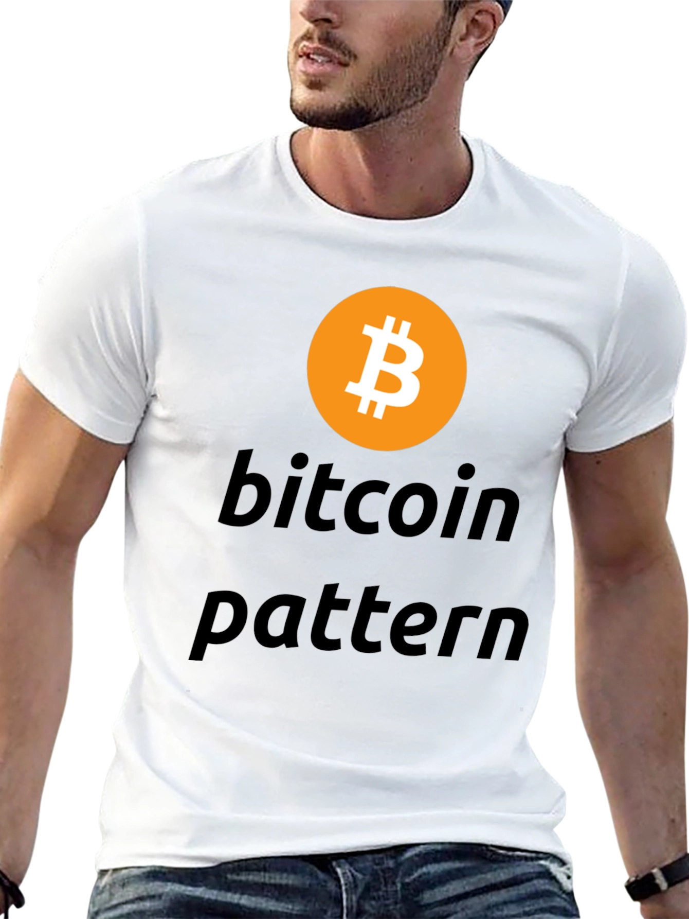 Camiseta Bitcoin Pattern - Crypto Fashion