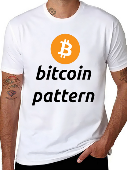Camiseta Bitcoin Pattern - Crypto Fashion