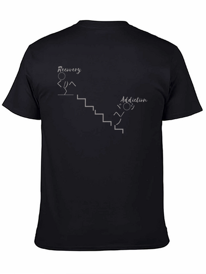 Camiseta Hombre: Recuperación vs Adicción