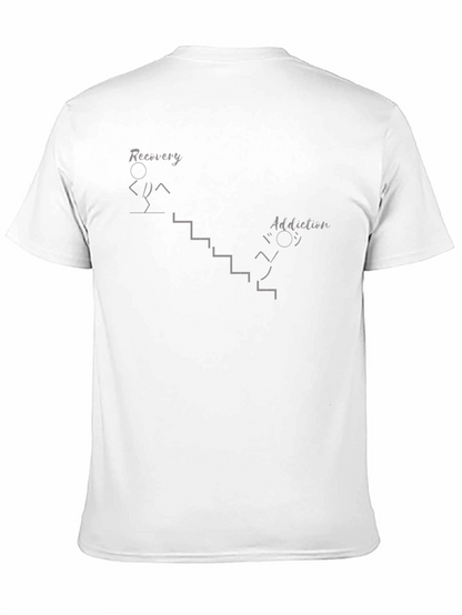Camiseta Hombre: Recuperación vs Adicción