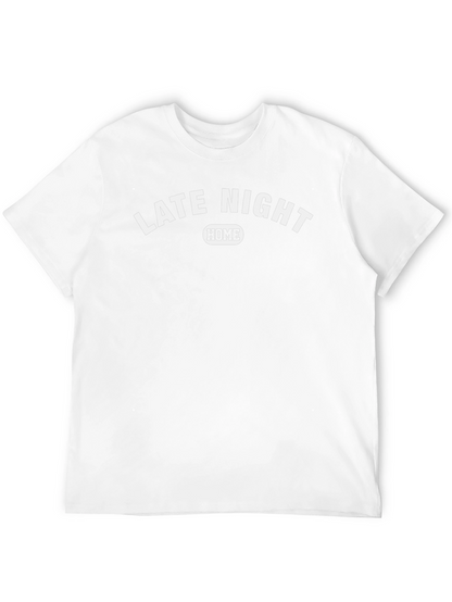 Camiseta Hombre Negra Late Night Home