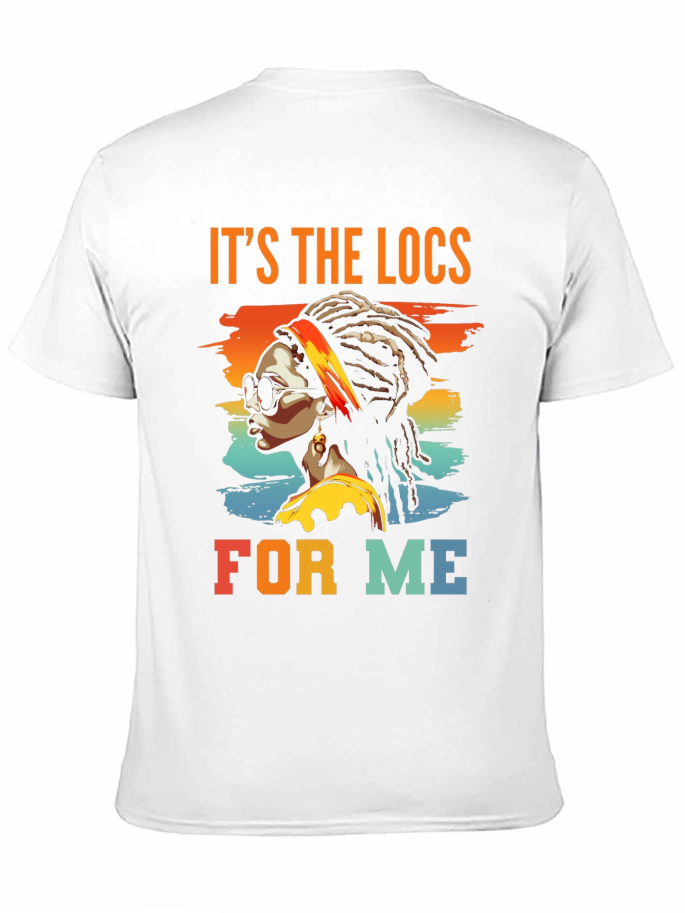 Camiseta Afro The Locs For Me Diseño Retro