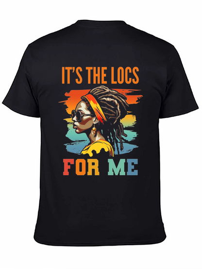 Camiseta Afro The Locs For Me Diseño Retro