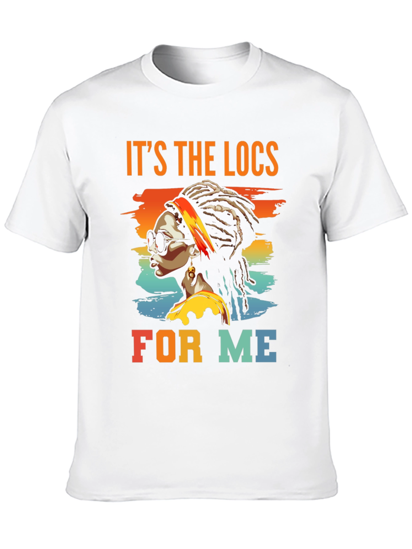 Camiseta Afro The Locs For Me Diseño Retro