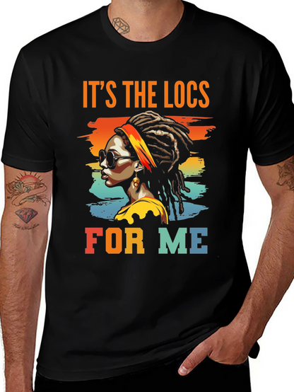Camiseta Afro The Locs For Me Diseño Retro