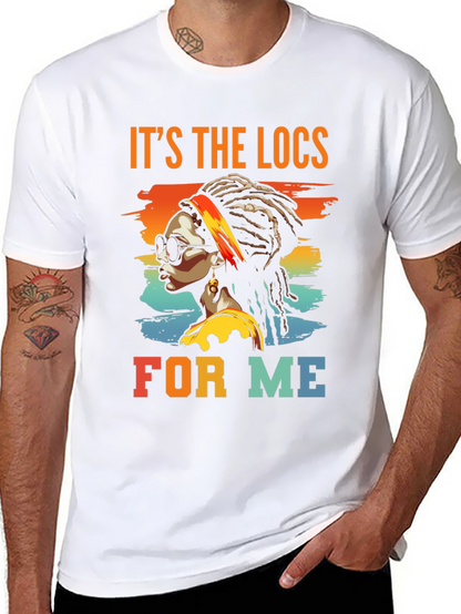 Camiseta Afro The Locs For Me Diseño Retro