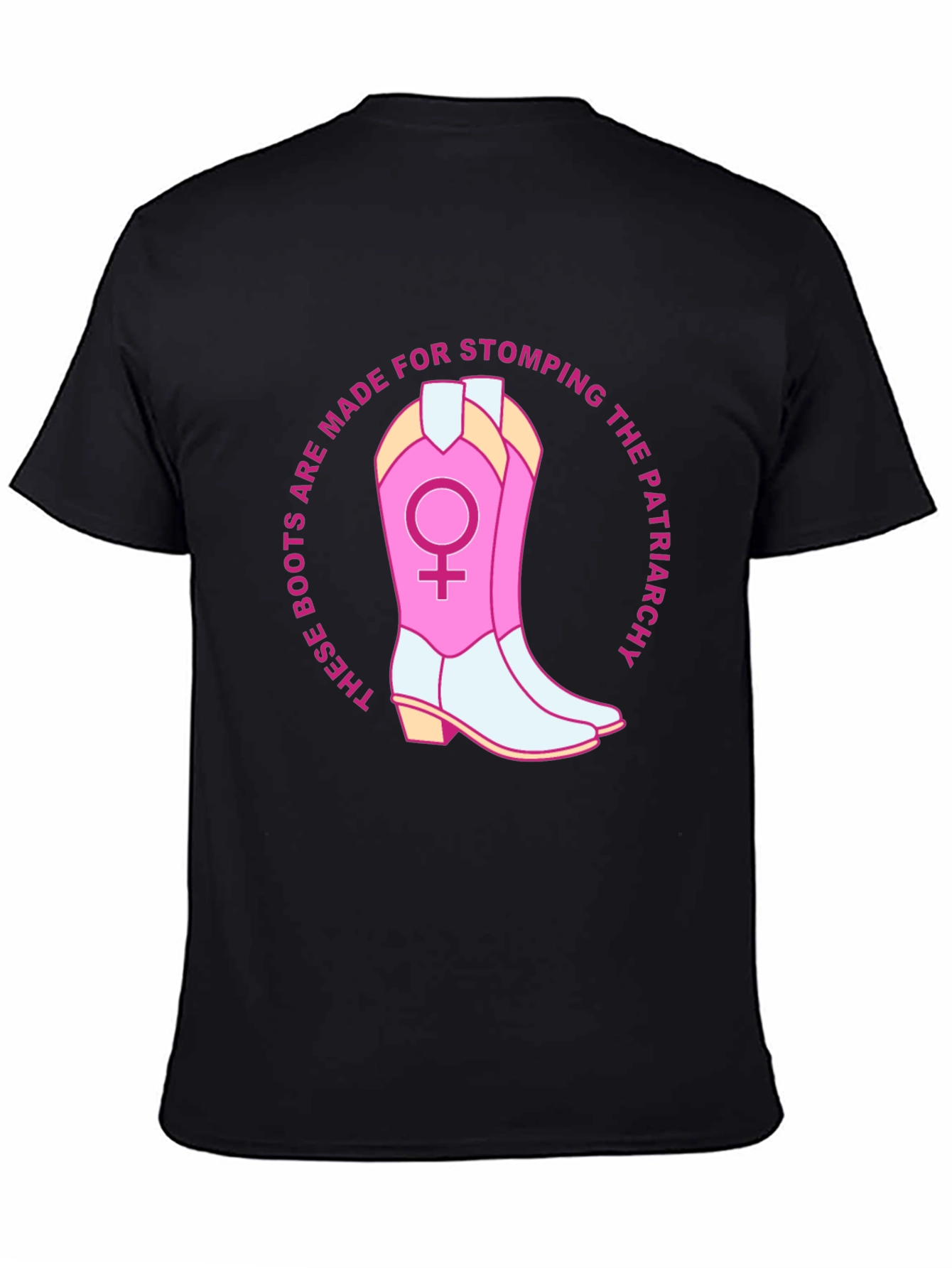 Camiseta Feminista: ¡Botas para Pisotear el Patriarcado!