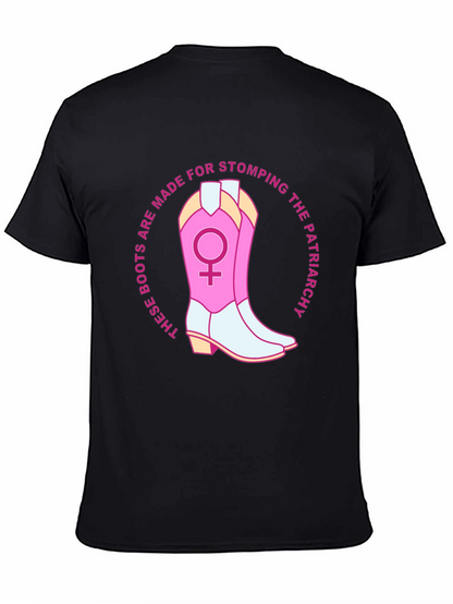 Camiseta Feminista: ¡Botas para Pisotear el Patriarcado!