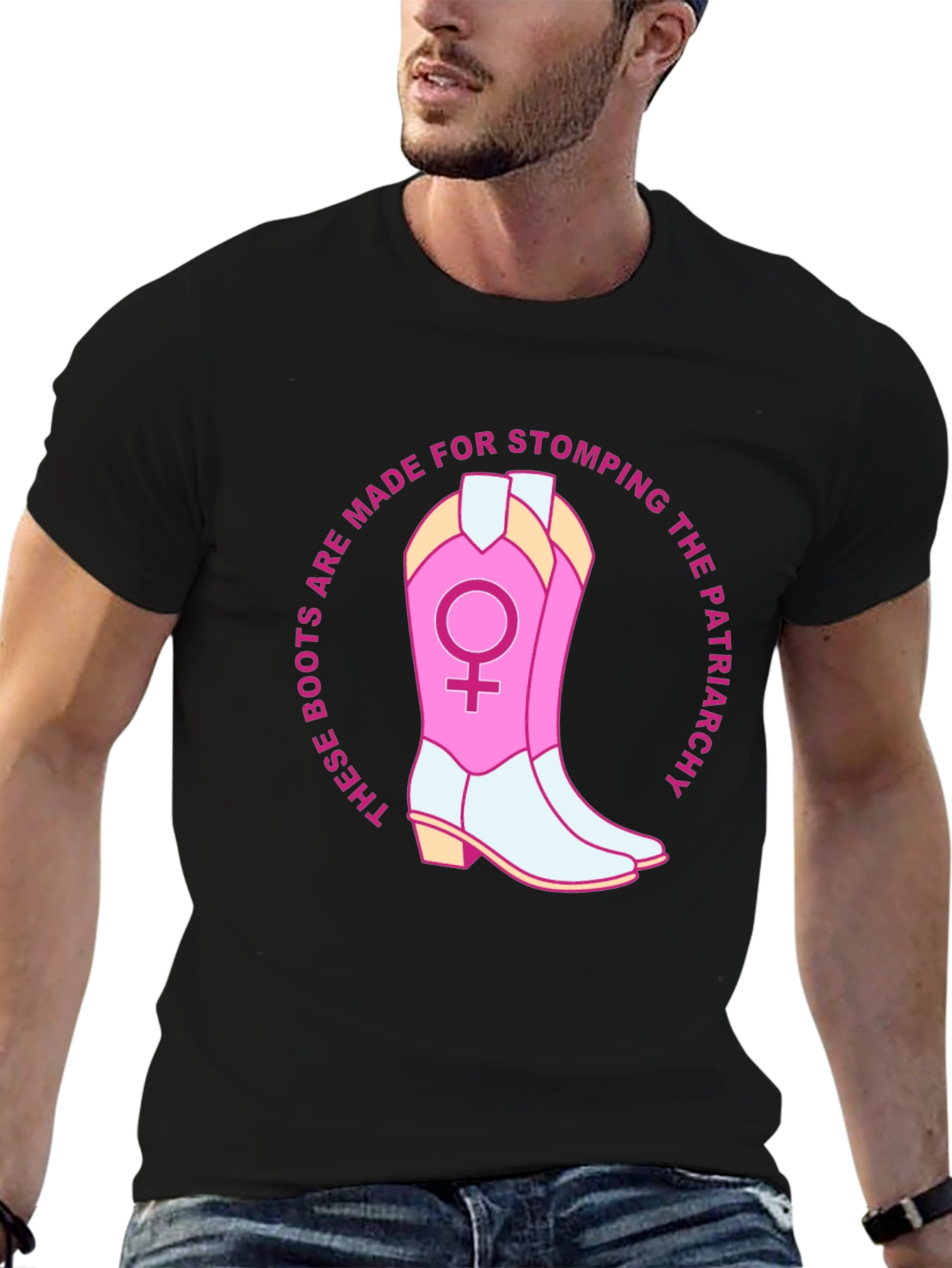 Camiseta Feminista: ¡Botas para Pisotear el Patriarcado!