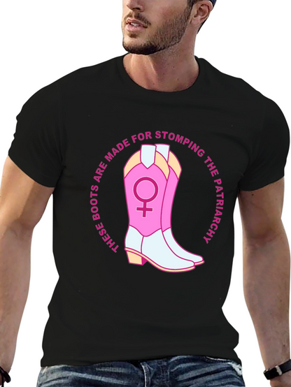 Camiseta Feminista: ¡Botas para Pisotear el Patriarcado!