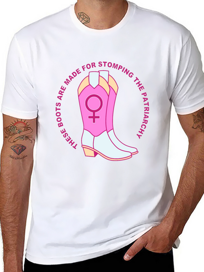 Camiseta Feminista: ¡Botas para Pisotear el Patriarcado!