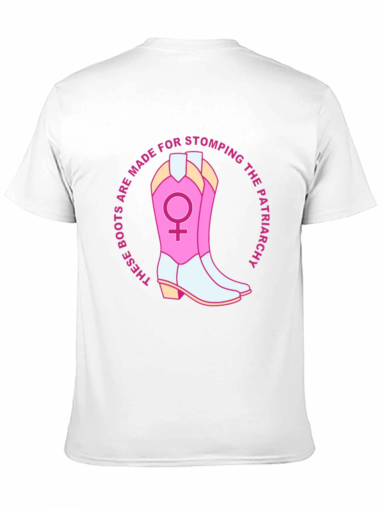 Camiseta Feminista: ¡Botas para Pisotear el Patriarcado!