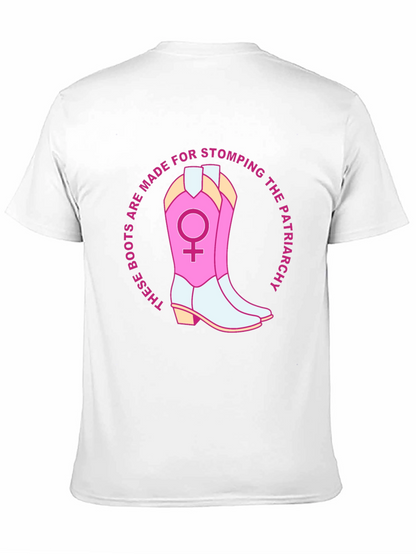 Camiseta Feminista: ¡Botas para Pisotear el Patriarcado!