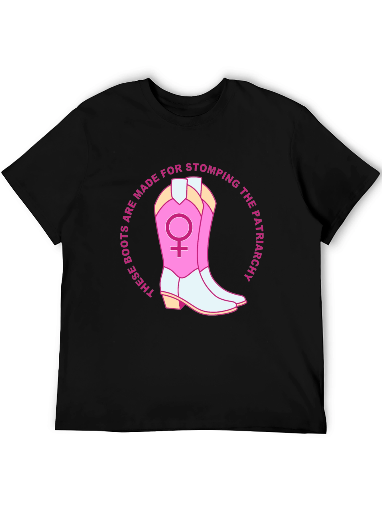 Camiseta Feminista: ¡Botas para Pisotear el Patriarcado!
