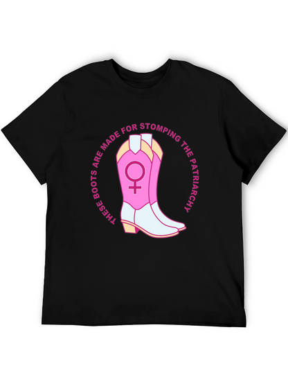 Camiseta Feminista: ¡Botas para Pisotear el Patriarcado!