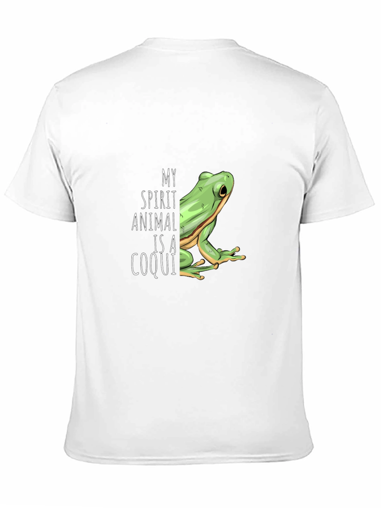 Camiseta Negra con Diseño de Rana Coquí