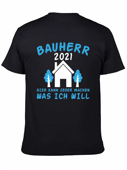 Camiseta Negra Bauherr 2021 para Constructor