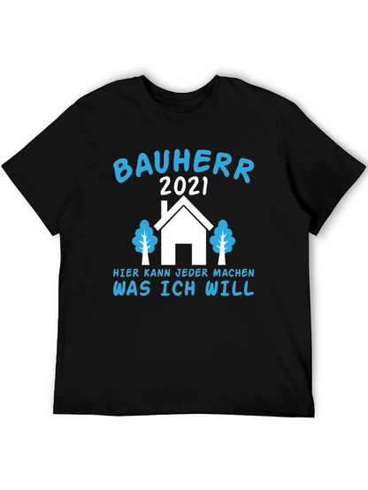Camiseta Negra Bauherr 2021 para Constructor