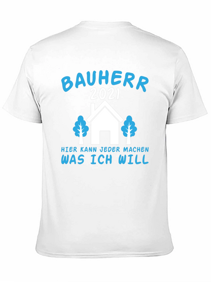 Camiseta Negra Bauherr 2021 para Constructor