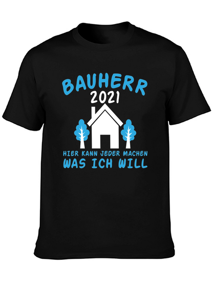 Camiseta Negra Bauherr 2021 para Constructor