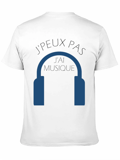 Camiseta Negra JPEUX PAS JAI MUSIQUE