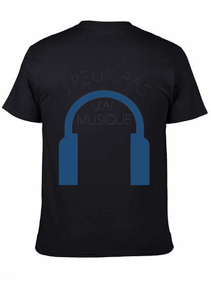 Camiseta Negra JPEUX PAS JAI MUSIQUE