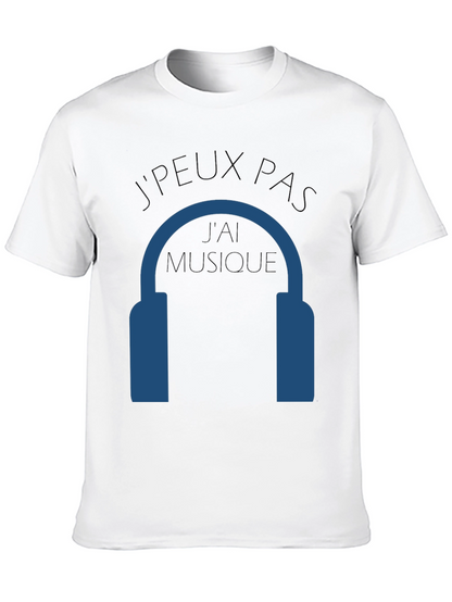 Camiseta Negra JPEUX PAS JAI MUSIQUE