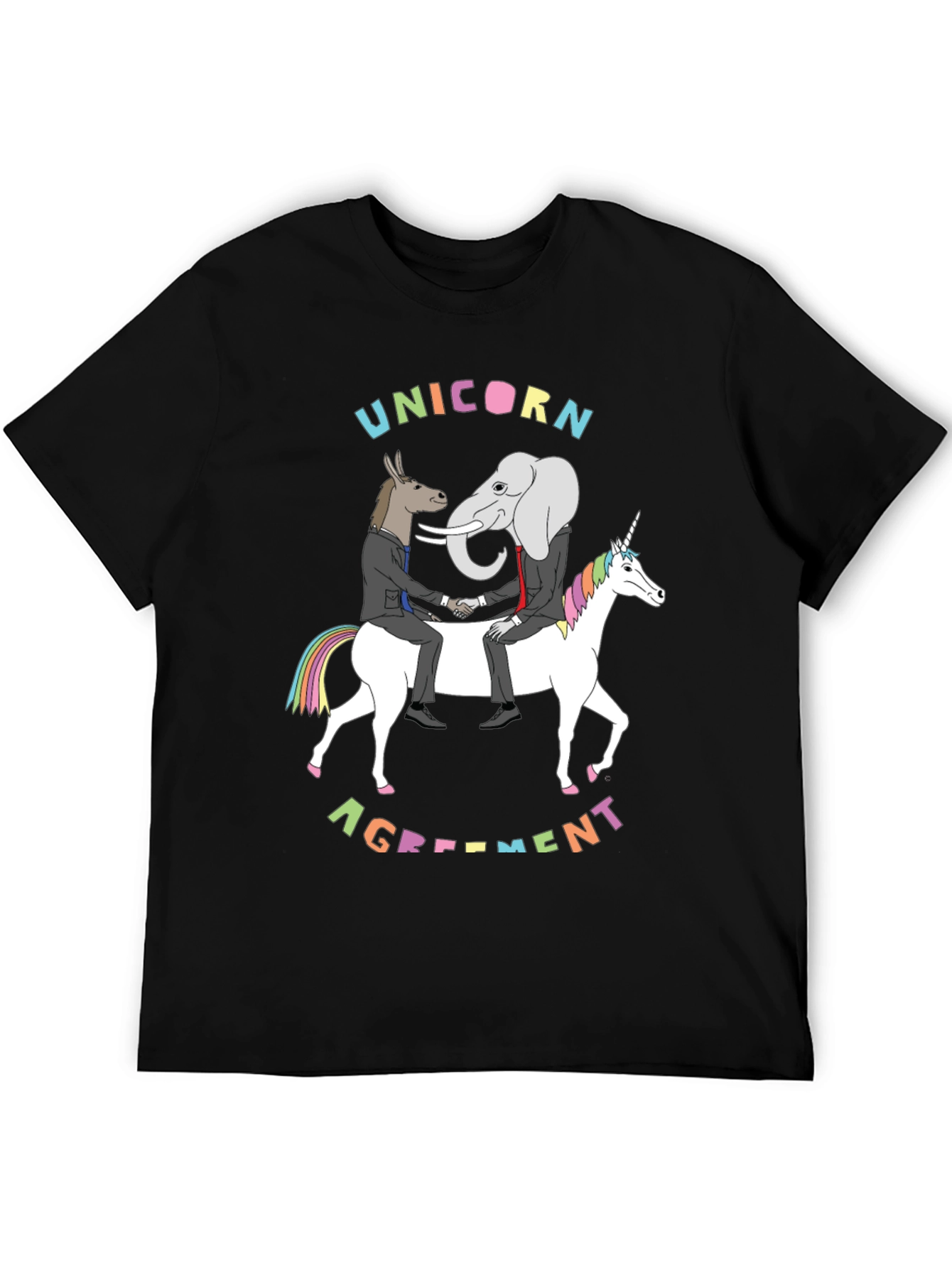 Camiseta Unisex: Acuerdo Unicornio