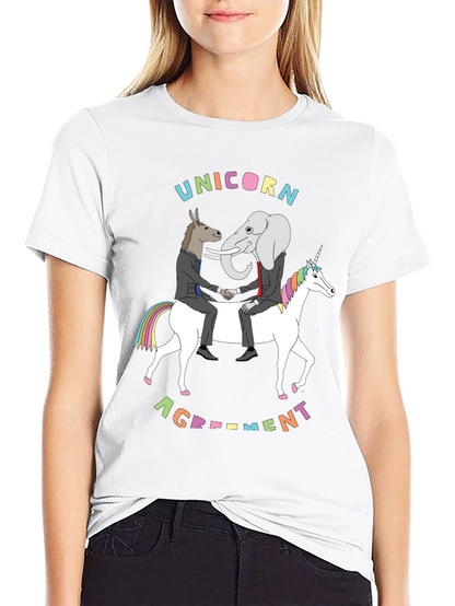 Camiseta Unisex: Acuerdo Unicornio