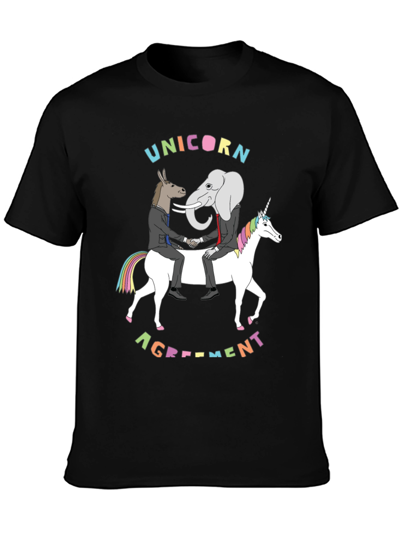 Camiseta Unisex: Acuerdo Unicornio