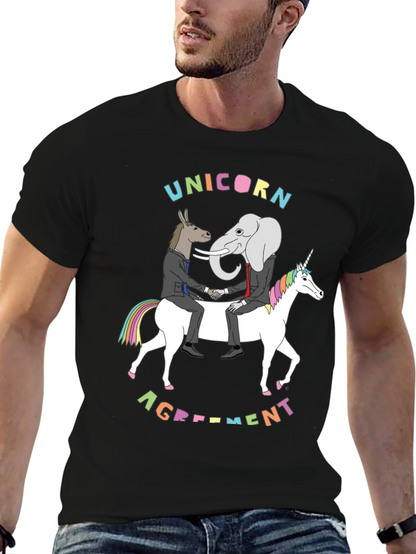 Camiseta Unisex: Acuerdo Unicornio