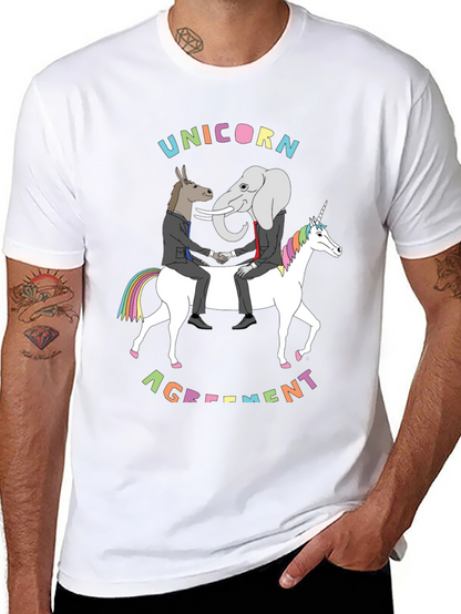 Camiseta Unisex: Acuerdo Unicornio