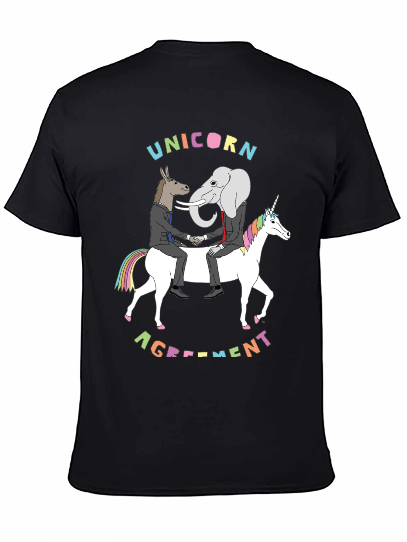 Camiseta Unisex: Acuerdo Unicornio