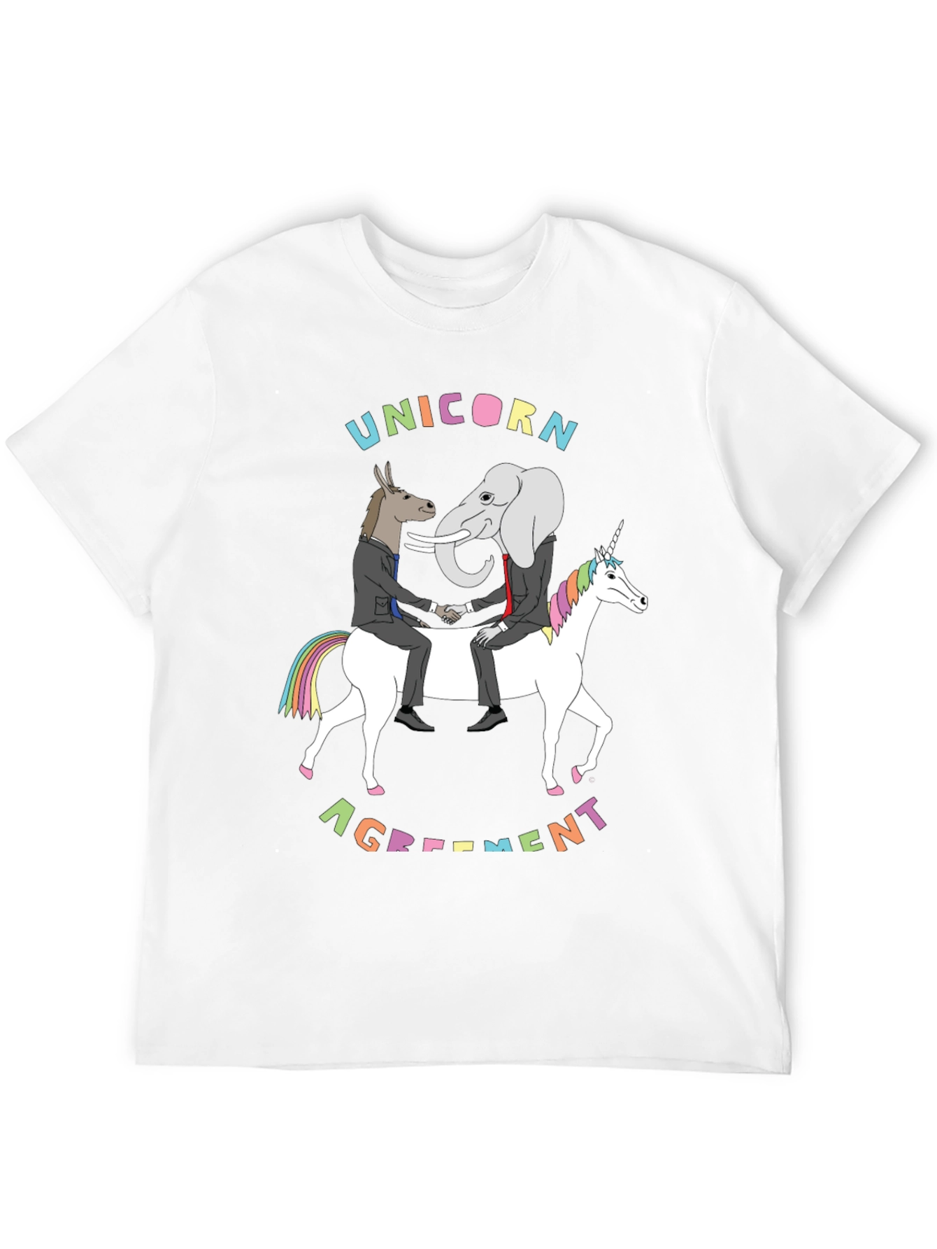 Camiseta Unisex: Acuerdo Unicornio