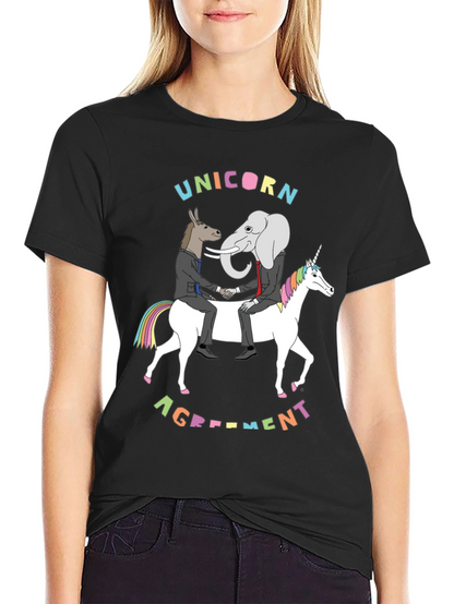 Camiseta Unisex: Acuerdo Unicornio