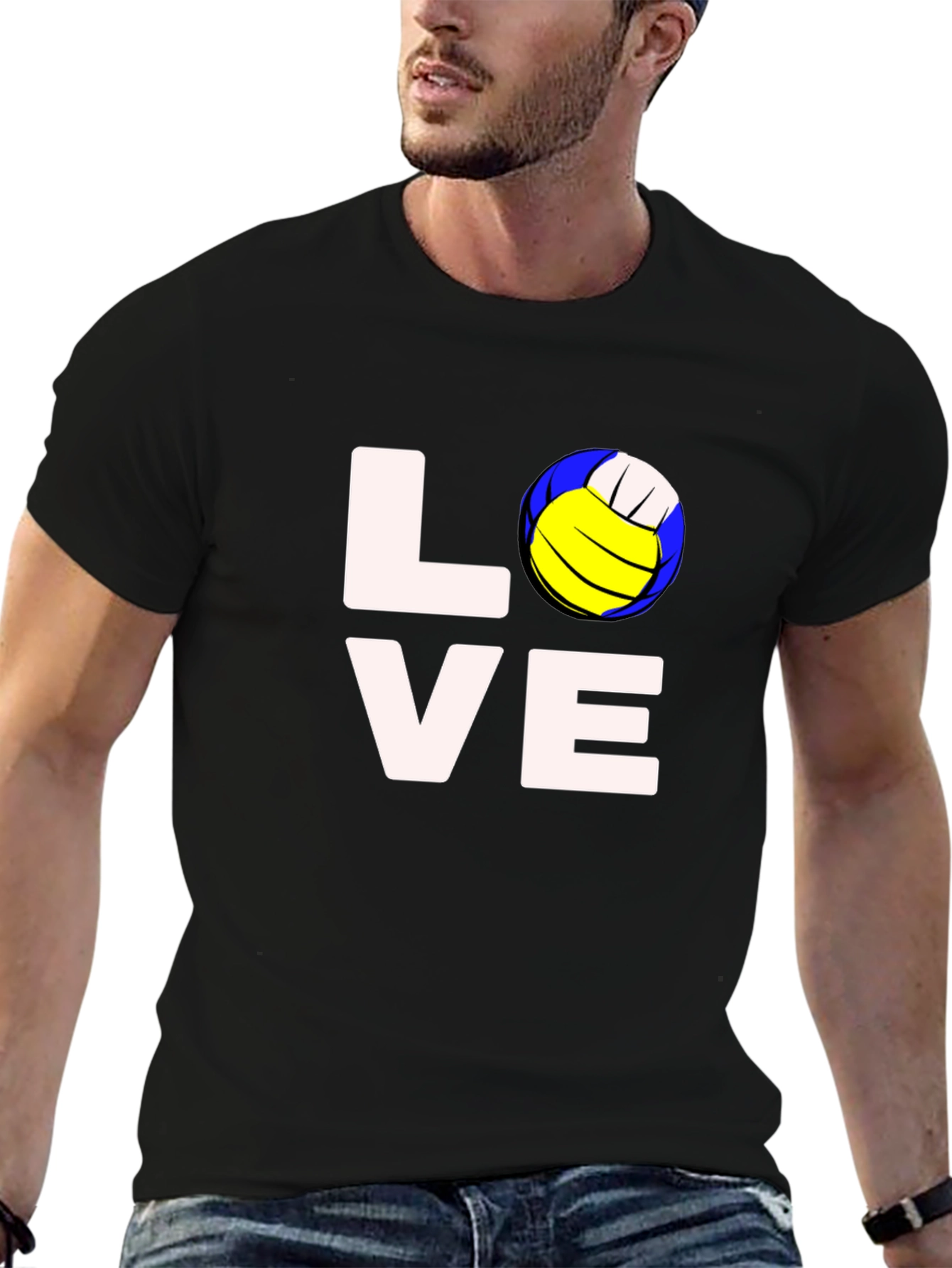 Camiseta Negra LOVE Voleibol