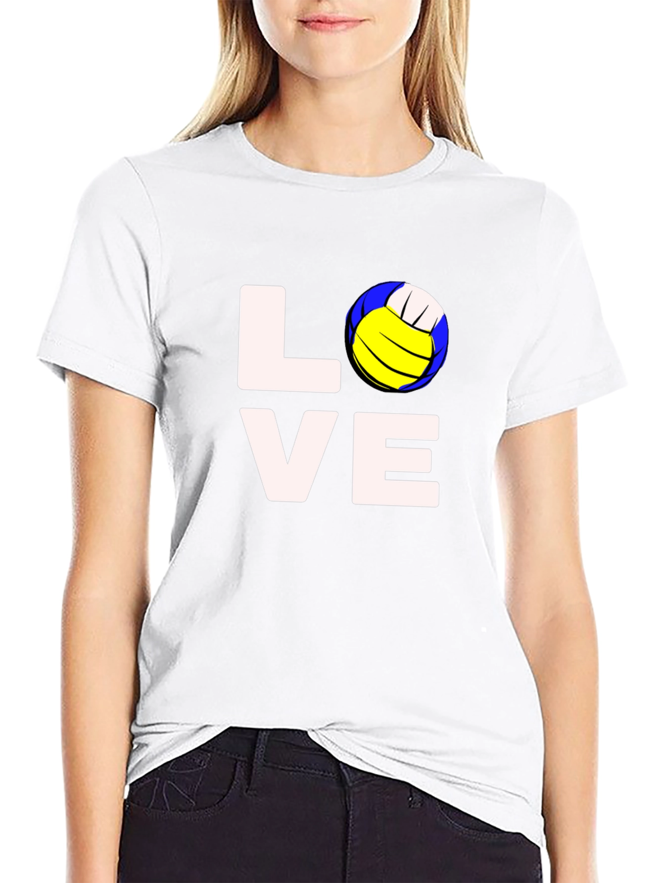 Camiseta Negra LOVE Voleibol
