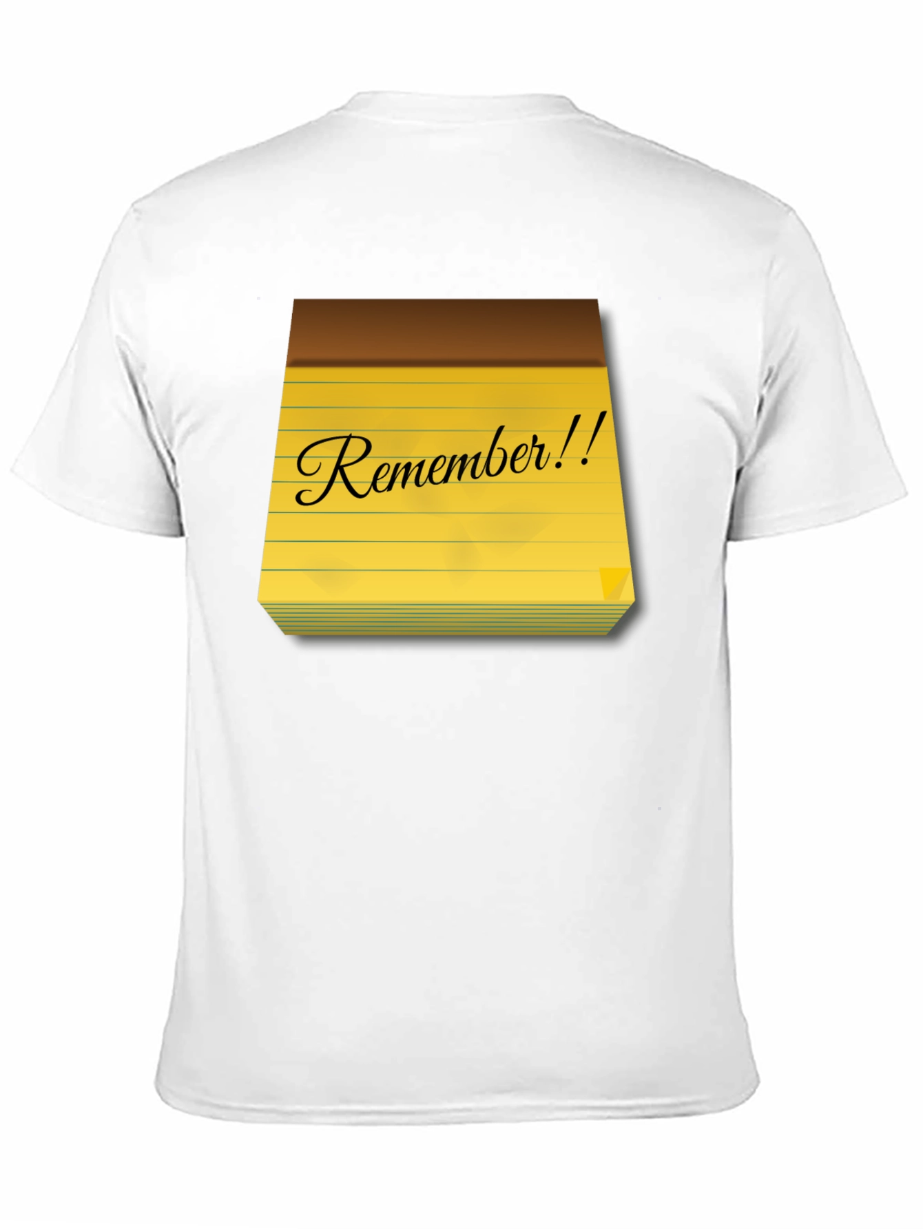 Camiseta Negra con Diseño ¡Recuerda!