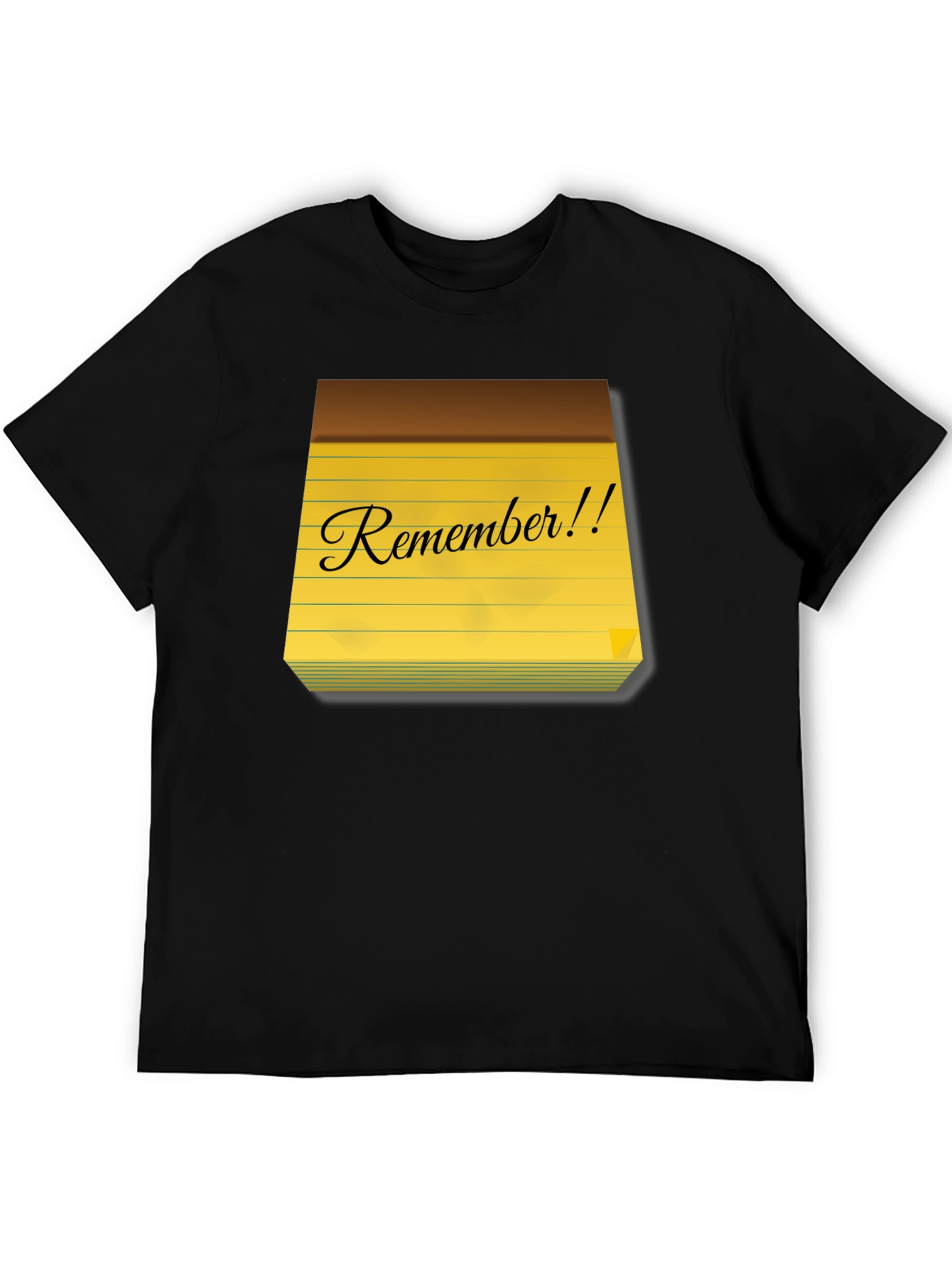 Camiseta Negra con Diseño ¡Recuerda!