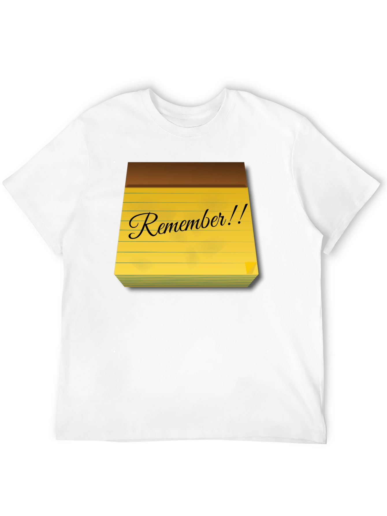 Camiseta Negra con Diseño ¡Recuerda!