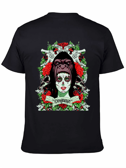 Camiseta Negra con Diseño Venganza